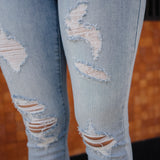 Darla Distressed Skinny Jeans