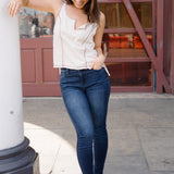 Gia High Rise Super Dark Skinny Jeans