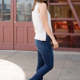 Gia High Rise Super Dark Skinny Jeans