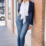 Rose Classic Button Fly Skinny Jeans
