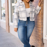 Rose Classic Button Fly Skinny Jeans - PLUS