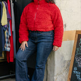 Lily High Rise Raw Hem Flare - PLUS