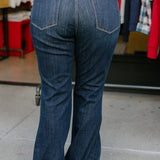 Lily High Rise Raw Hem Flare - PLUS