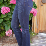 Elsy Whiskered Bootcut Jeans (Petite)