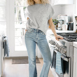 Dana High Rise Bootcut with Fray Hem