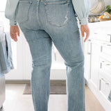 Dana High Rise Bootcut with Fray Hem - PLUS