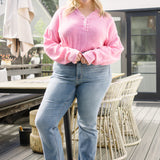 Kaya High Rise Classic Contrast Wash Bootcut - PLUS