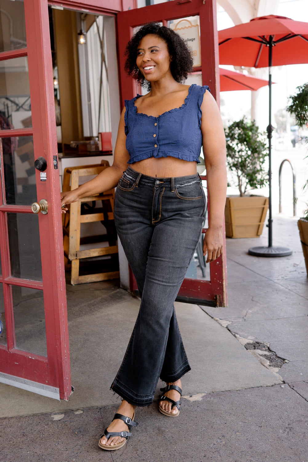 Baylee High Rise Released Hem Slim Bootcut Jeans PLUS – Judy Blue