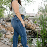 Gracie High Rise Slim Fit With Shield Back Pockets - PLUS