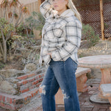 Maddie High Rise 90's Distressed Knee Straight Fit - PLUS