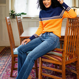 Tanya Mid Rise Thermal Bootcut Jeans