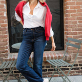 Paisley High Rise Straight Fit Classic Jeans