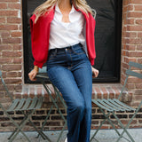 Paisley High Rise Straight Fit Classic Jeans