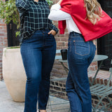 Paisley High Rise Straight Fit Classic Jeans