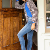 Jennifer Mid Rise Thermal Skinny Jeans