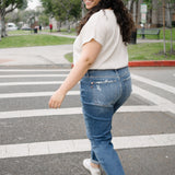 Tiffany Totally Chill Button-Fly Boyfriends - PLUS