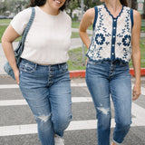 Tiffany Totally Chill Button-Fly Boyfriends - PLUS