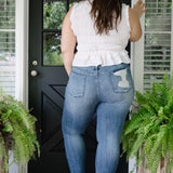 Chase High Rise Raw Hem Relaxed Fit - PLUS