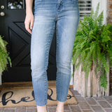 Chase High Rise Raw Hem Relaxed Fit