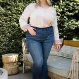 Sue Patch Pocket Pull-On Classic Skinny Jeans - PLUS