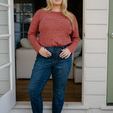 Hailey High Rise Pull On Double Cuffed Slim Jeans - PLUS