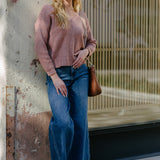 Claribel High Rise Tummy Control Retro Wide Leg Jeans