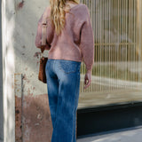 Claribel High Rise Tummy Control Retro Wide Leg Jeans