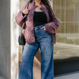 Claribel High Rise Tummy Control Retro Wide Leg Jeans - PLUS