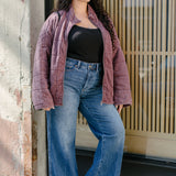 Claribel High Rise Tummy Control Retro Wide Leg Jeans - PLUS