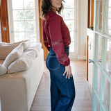 Claire High Rise Tummy Control Retro Wide Leg Jeans