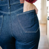 Claire High Rise Tummy Control Retro Wide Leg Jeans