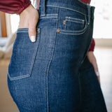 Claire High Rise Tummy Control Retro Wide Leg Jeans