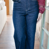 Claire High Rise Tummy Control Retro Wide Leg Jeans