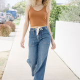 Blair High Rise Drawstring Wide Leg