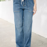 Blair High Rise Drawstring Wide Leg