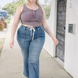 Blair High Rise Drawstring Wide Leg - PLUS