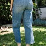 Georgia High Rise Utility Pockets Cropped Wide Leg