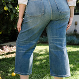 Georgia High Rise Utility Pockets Cropped Wide Leg - PLUS