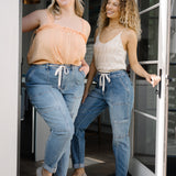 Darlene High Rise Cuffed Cargo Jogger