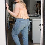 Darlene High Rise Cuffed Cargo Jogger - PLUS