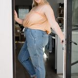 Darlene High Rise Cuffed Cargo Jogger - PLUS