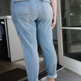 Darlene High Rise Cuffed Cargo Jogger - PLUS