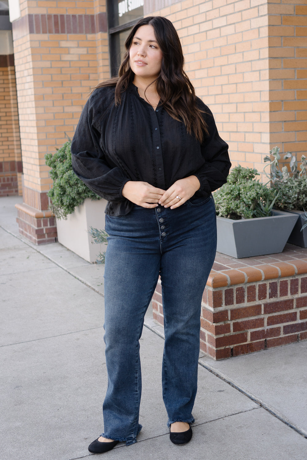 Straight Leg Plus Ripped Jeans NSLGXD Straight Leg Jeans For Women