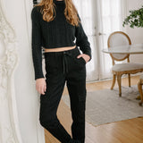 Celeste High Rise Cuffed Cargo Joggers