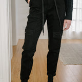 Celeste High Rise Cuffed Cargo Joggers