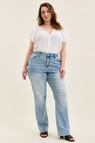 Brett Vintage Scrape Dad Jean - PLUS