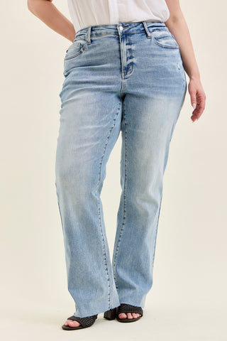 Brett Vintage Scrape Dad Jean - PLUS