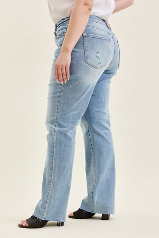 Brett Vintage Scrape Dad Jean - PLUS