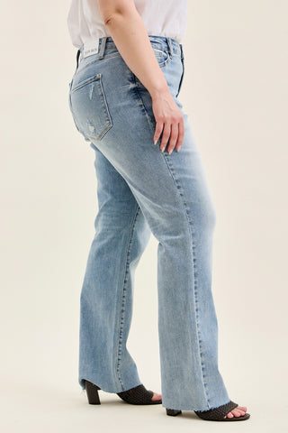 Brett Vintage Scrape Dad Jean - PLUS
