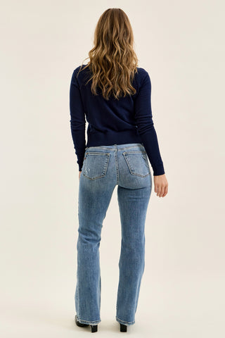 Daisy Vintage Bootcut With Destroy Hem